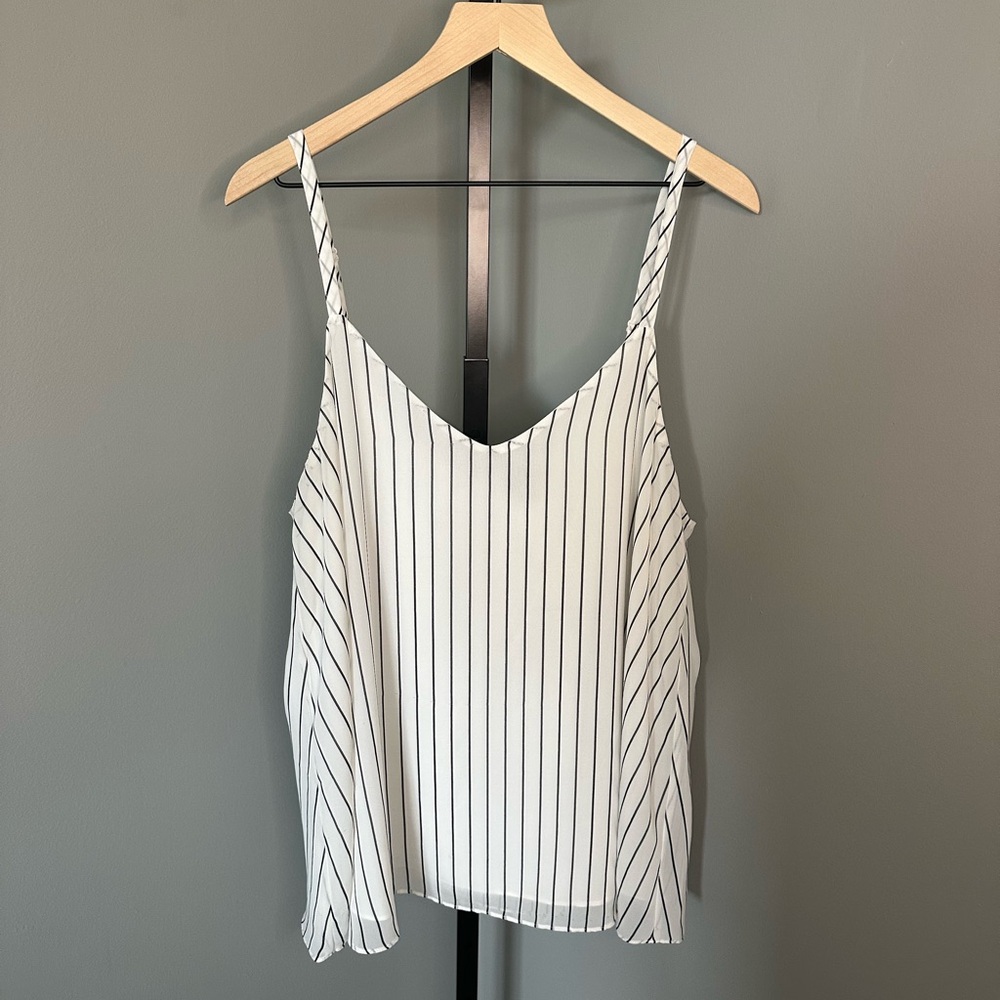 Torrid‎ Striped Off White Cami Top